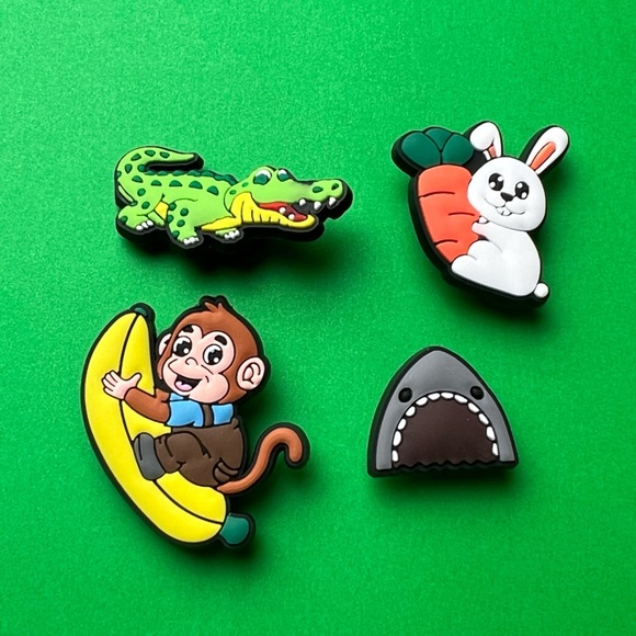 Animals Theme Crocs Shoe Charms Set of 22 - jibbitz Charms - Picture 3 of 8